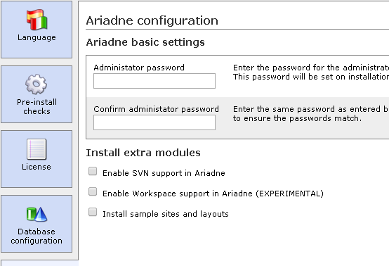 Configurer le mot de passe d'un site web