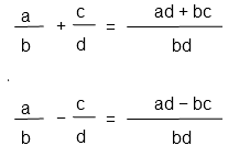 additionner et soustraire des fractions