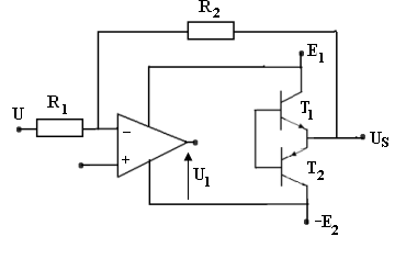 Schéma de montage d'un amplificateur de puissance 