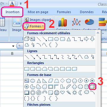 Comment insérer un cube