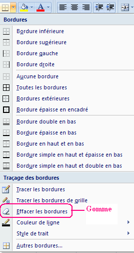 Supprimer un tableau Excel