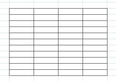 un tableau Excel