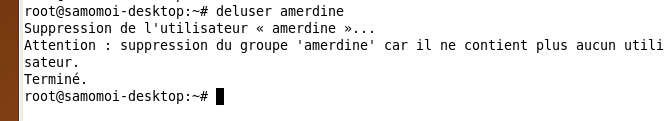 Modifier le mot de passe d'un utilisateur Linux