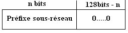 Constitution de l'adresse anycast